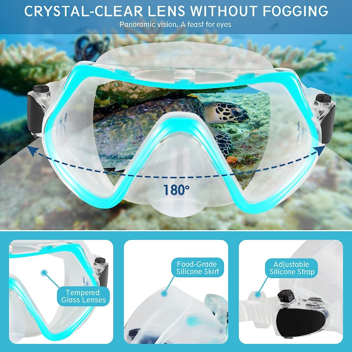 Mask Fin Snorkel Set - Image 6