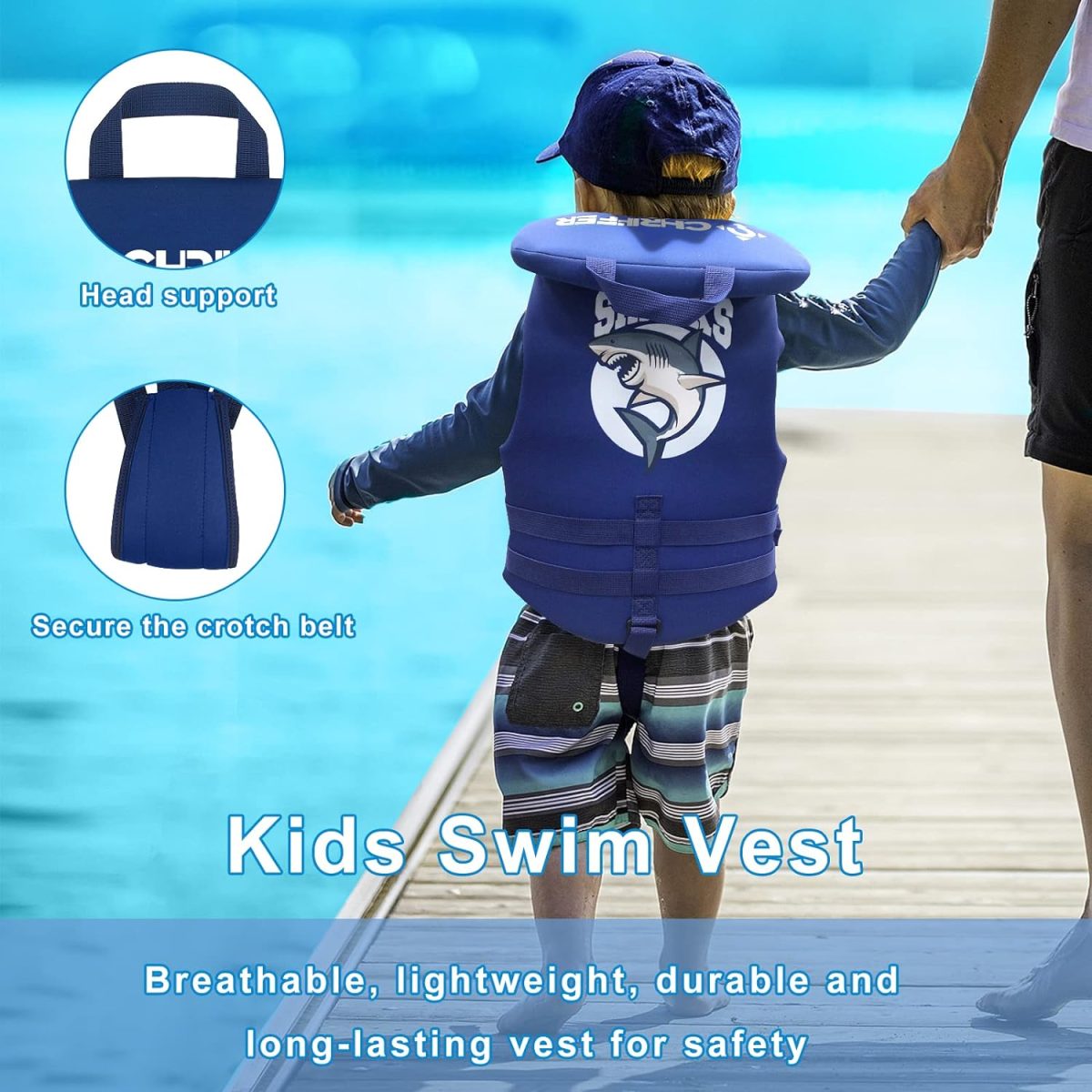 Kids Life Jacket - Blue - Image 4