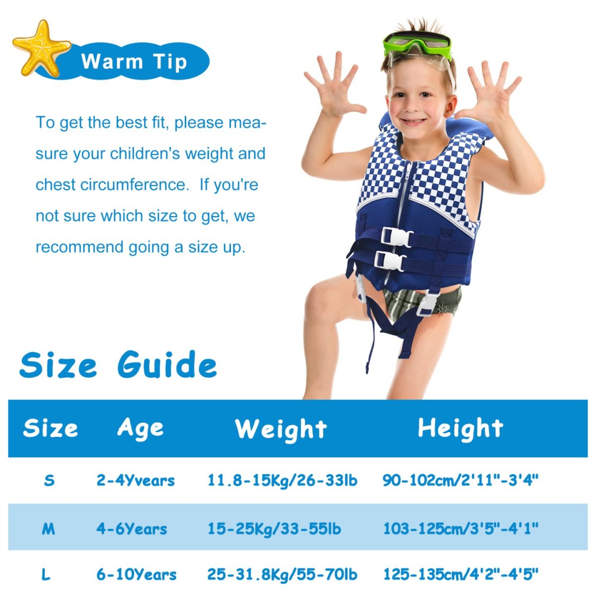 Kids Life Jacket - Blue - Image 3