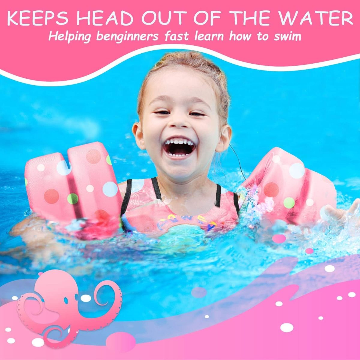 Swim Vest for Kids - Octopus - Image 4
