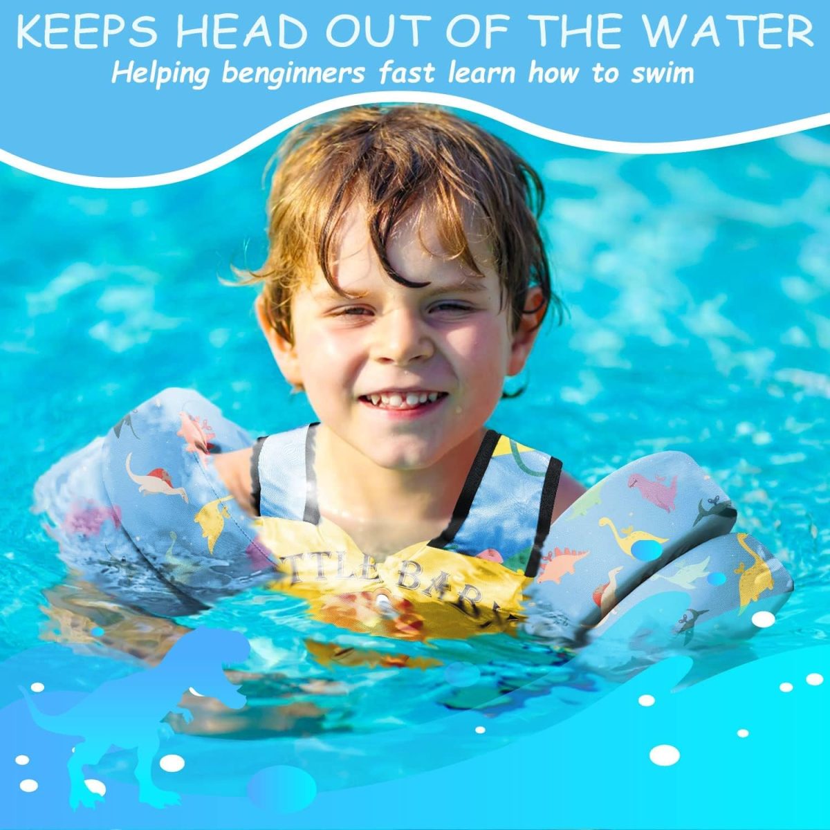 Kids Swim Vest - Dinosaur Egg - Image 5