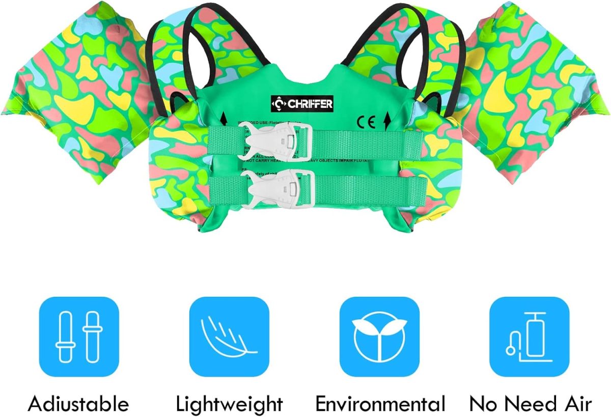 Kids Swim Vest - Camouflage - Image 3