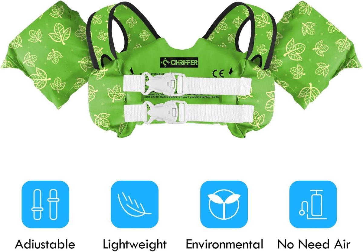 Kids Swim Vest - Crocodile - Image 3