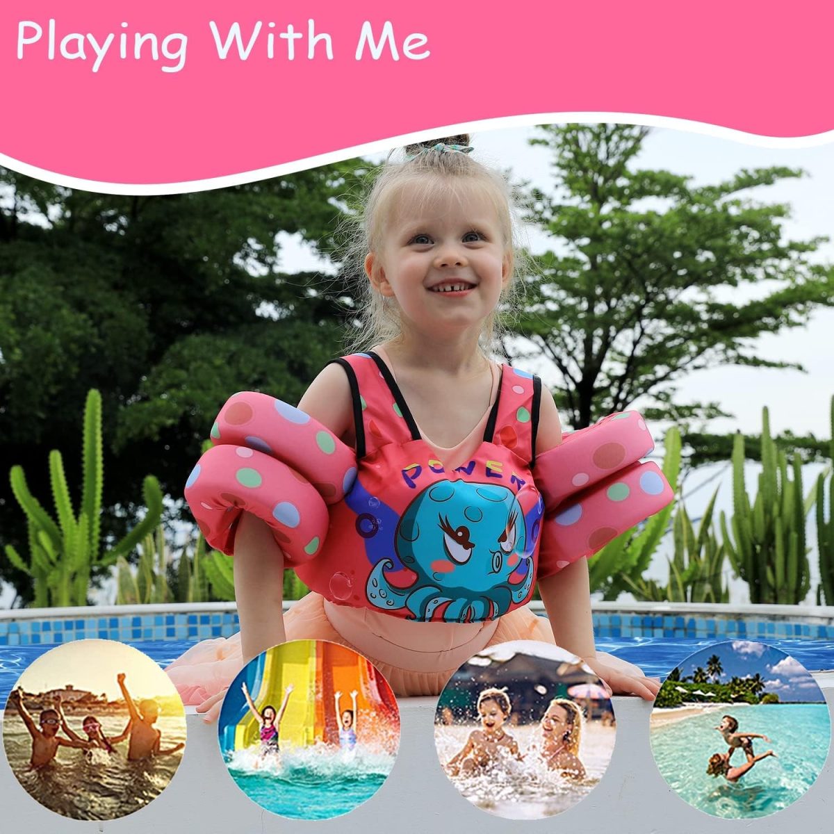 Swim Vest for Kids - Octopus - Image 5