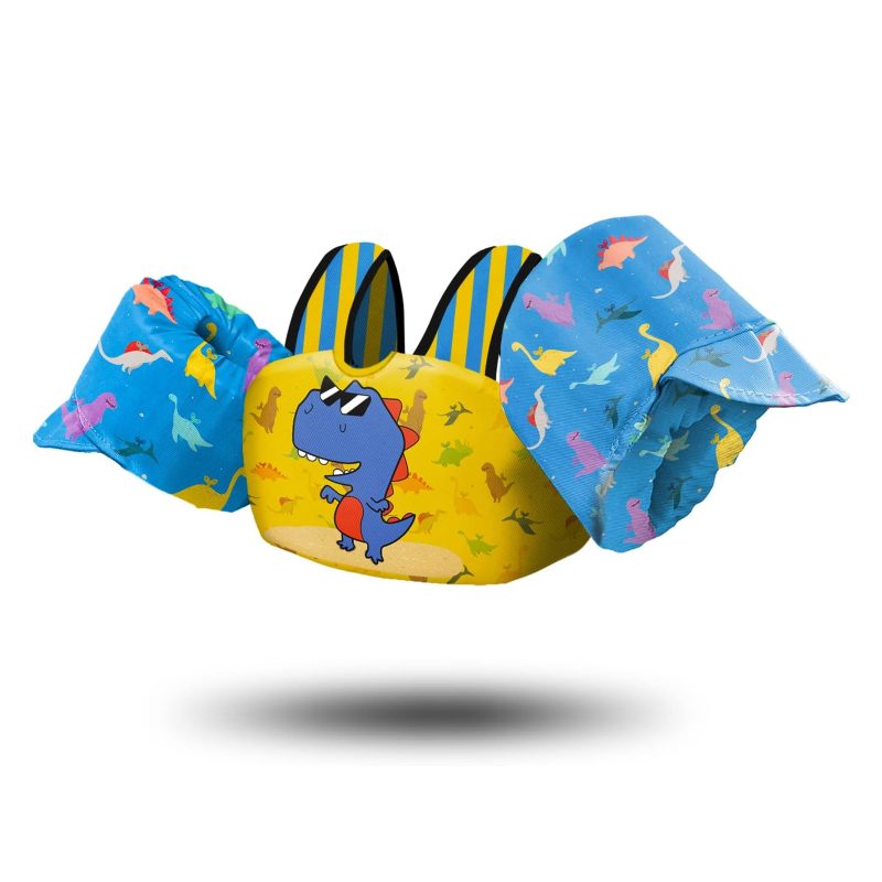 cute dino swim vest
