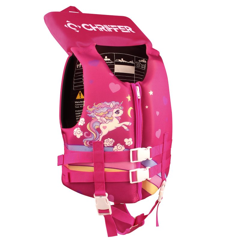 Kids Life Jacket - Rainbow Horse
