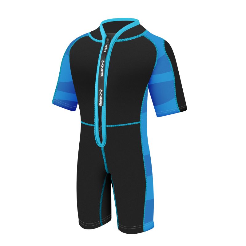 Kids Shorty Wetsuit - Blue