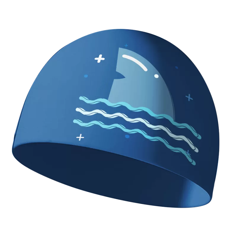 Fin Silicone Swim Cap