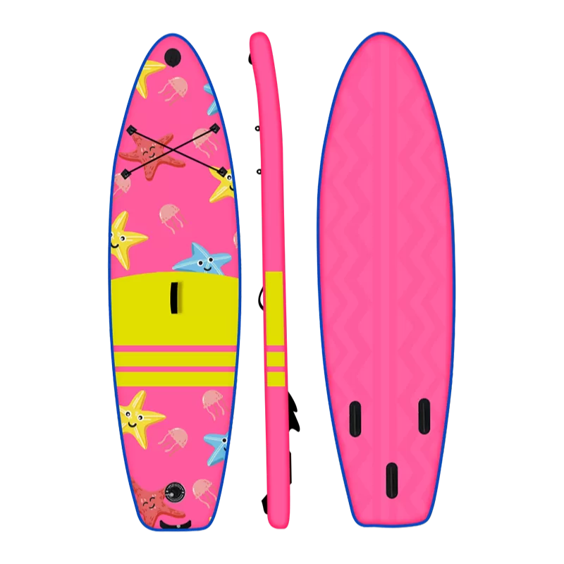 Inflatable Stand-Up Paddle Board - Starfish and Jellyfish