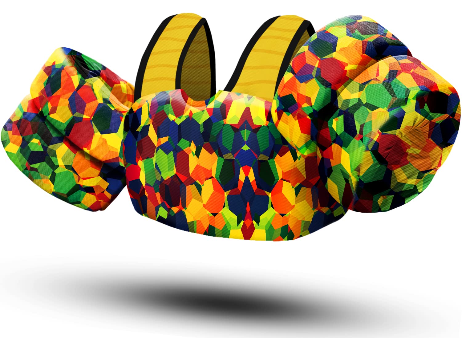 Kids Swim Vest – Geometric Camouflage