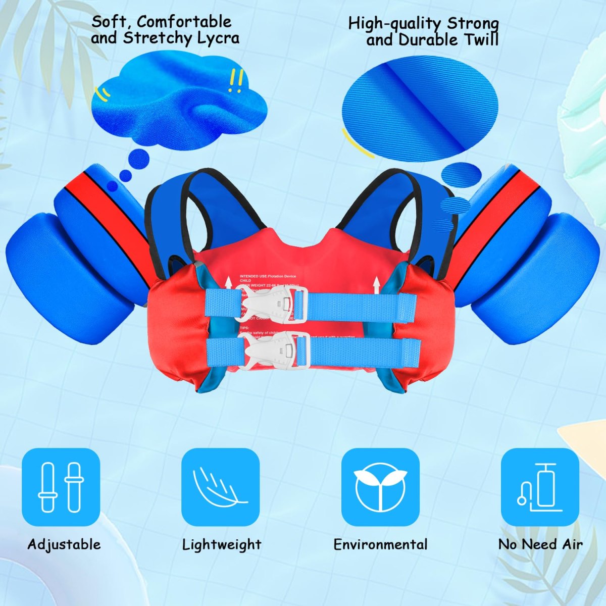 Kids Swim Vest - Star with Wings - Image 2