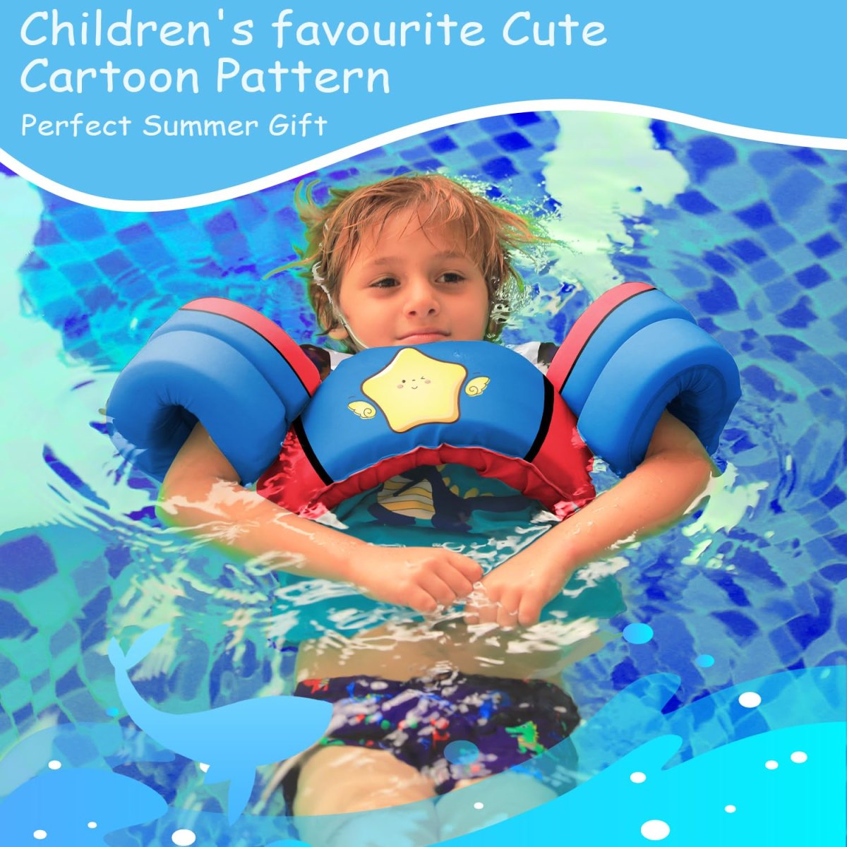 Kids Swim Vest - Star with Wings - Image 5