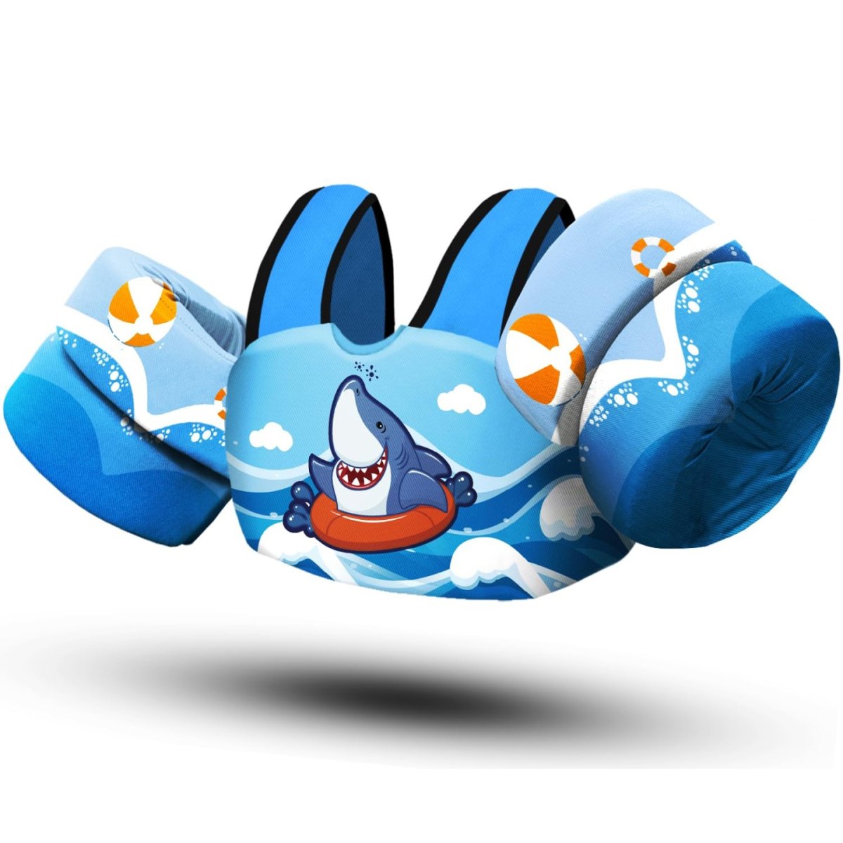 Kids Swim Vest - Swimming Shark