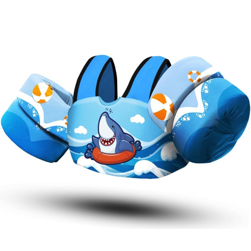 Kids Swim Vest - Swimming Shark