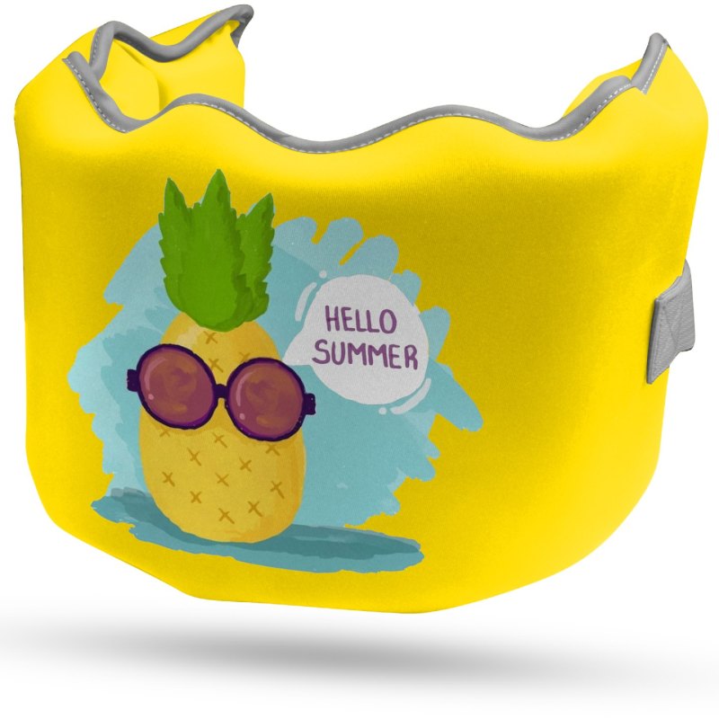 Kids swim belt with pineapple pattern